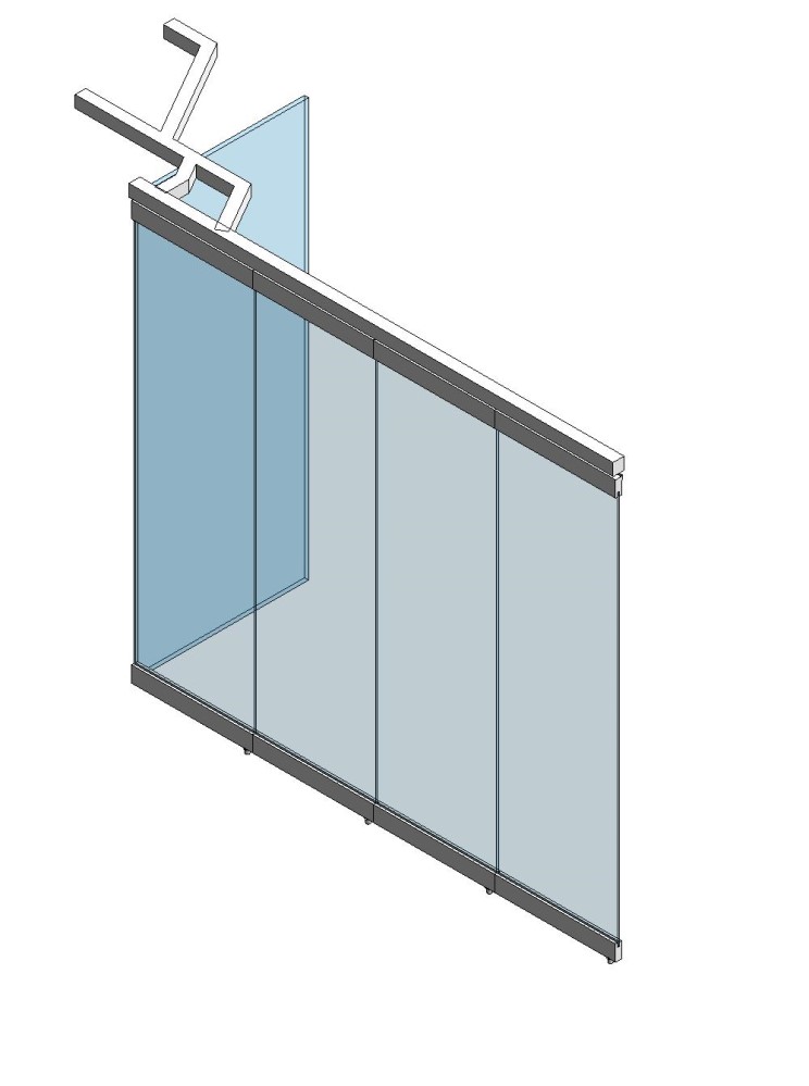 Free Doors Revit Download – HSW-75 Pocket Concept B – BIMsmith Market